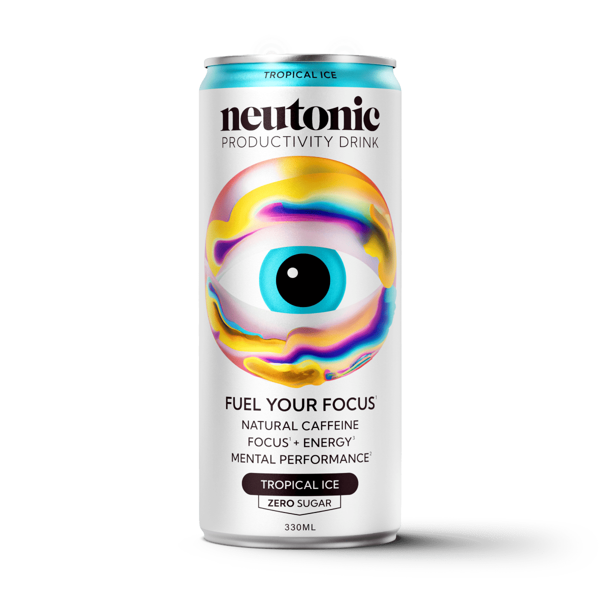 Neutonic Productivity Drink Tropical Ice 330ml front-facing can