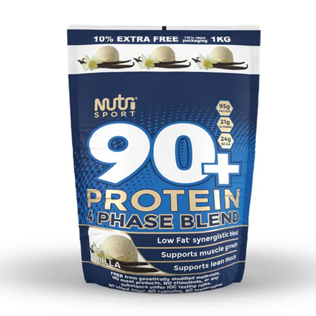 NutriSport 90+ Protein 4 Phase Blend 1kg Vanilla