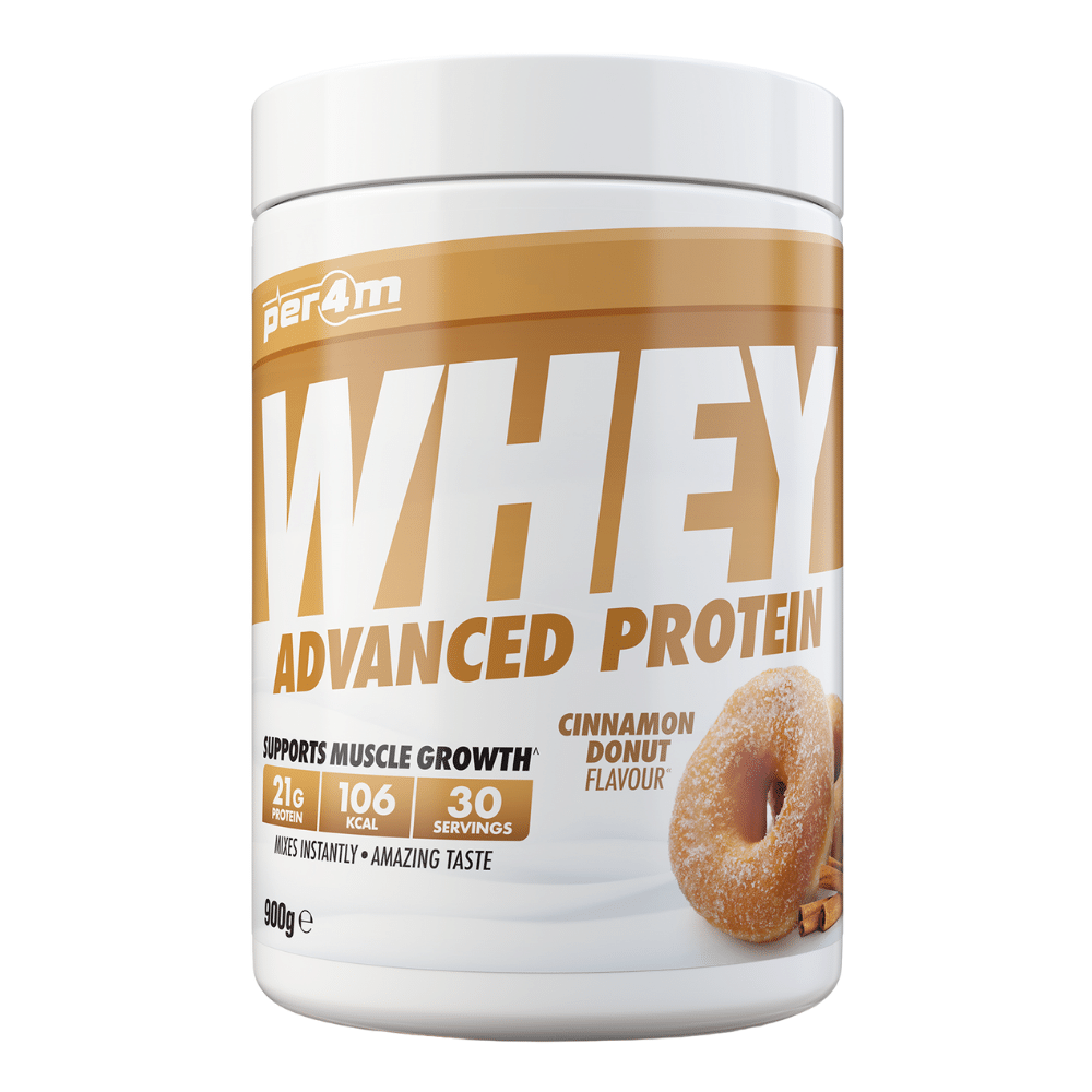 Per4m Advanced Whey Protein 900g Cinnamon Donut