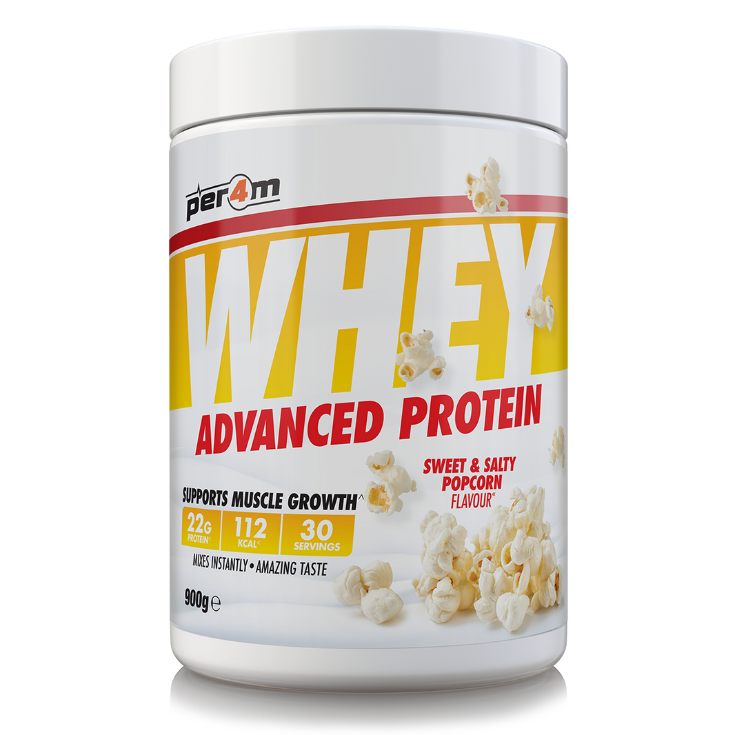 Per4m Advanced Whey Protein 900g Sweet and Salty Popcorn