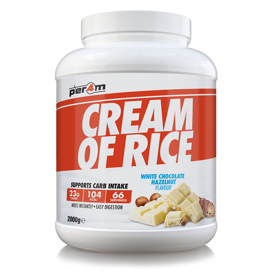 PER4M Cream of Rice 2kg White Chocolate Hazelnut