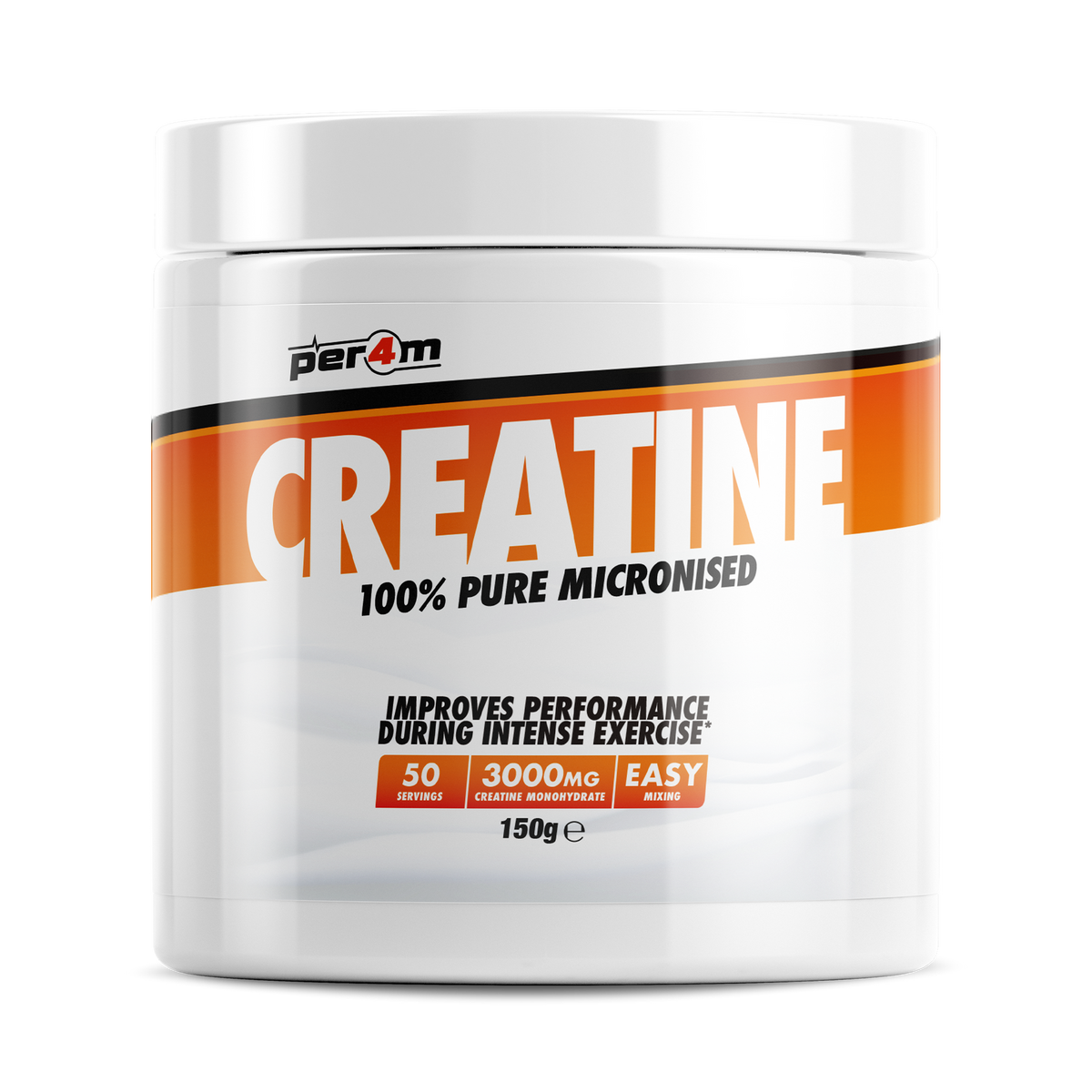 Per4m Micronised Creatine 150g Unflavoured tub