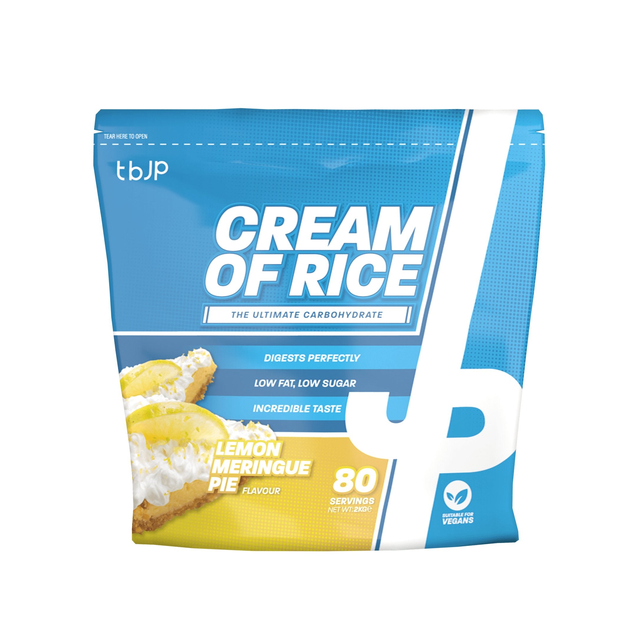 Trained By JP Cream Of Rice 2kg Lemon Meringue