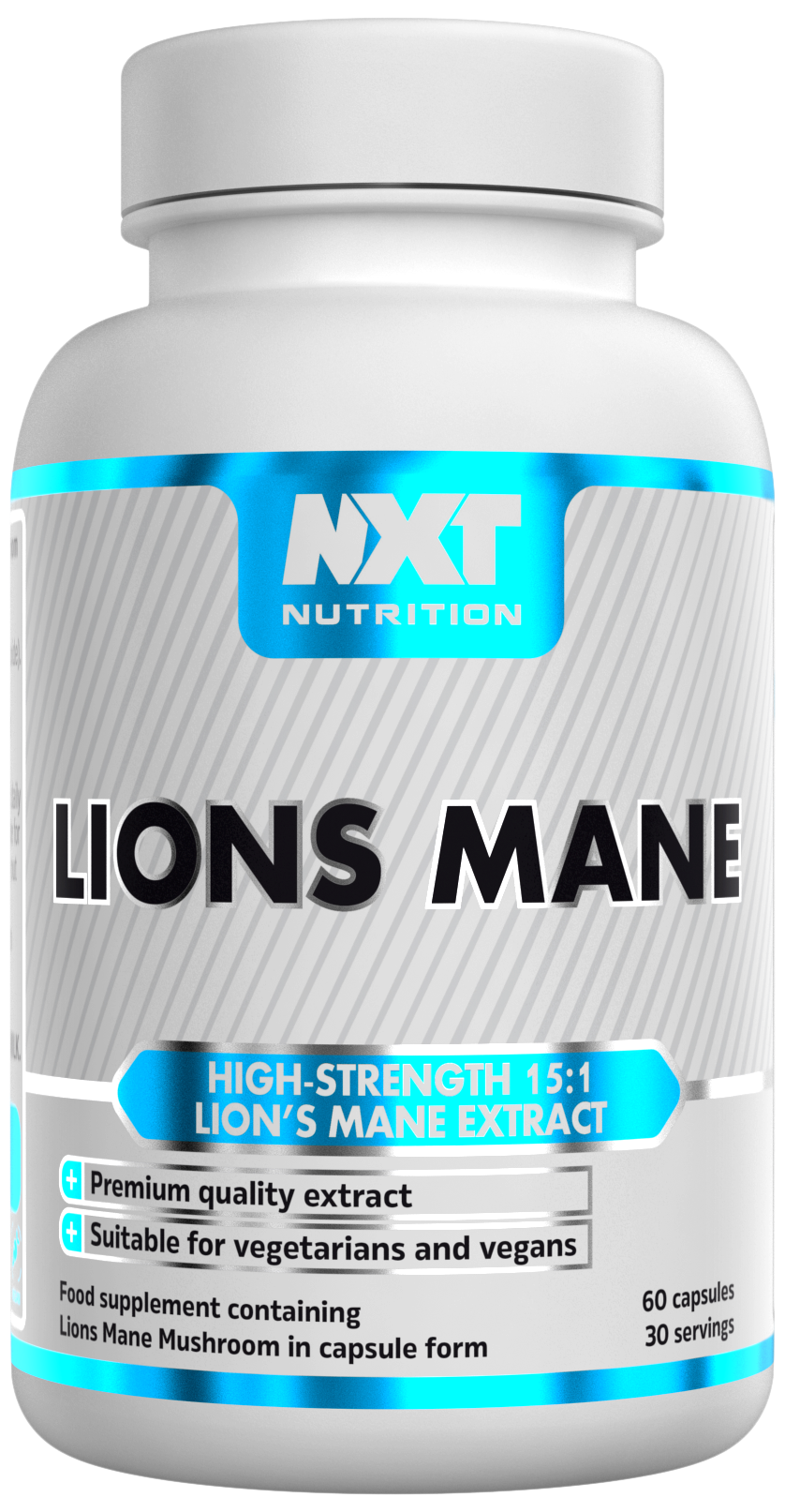 NXT Nutrition Lions Mane 60 Capsules