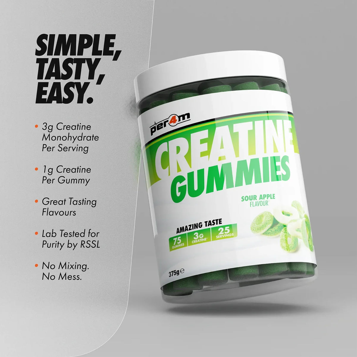 Per4m Creatine Gummies 375g