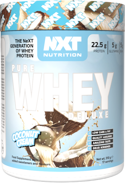 NXT Nutrition Pure Whey Deluxe 510g Coconut Cream