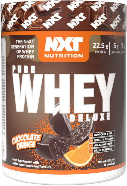 NXT Nutrition Pure Whey Deluxe 510g Chocolate Orange