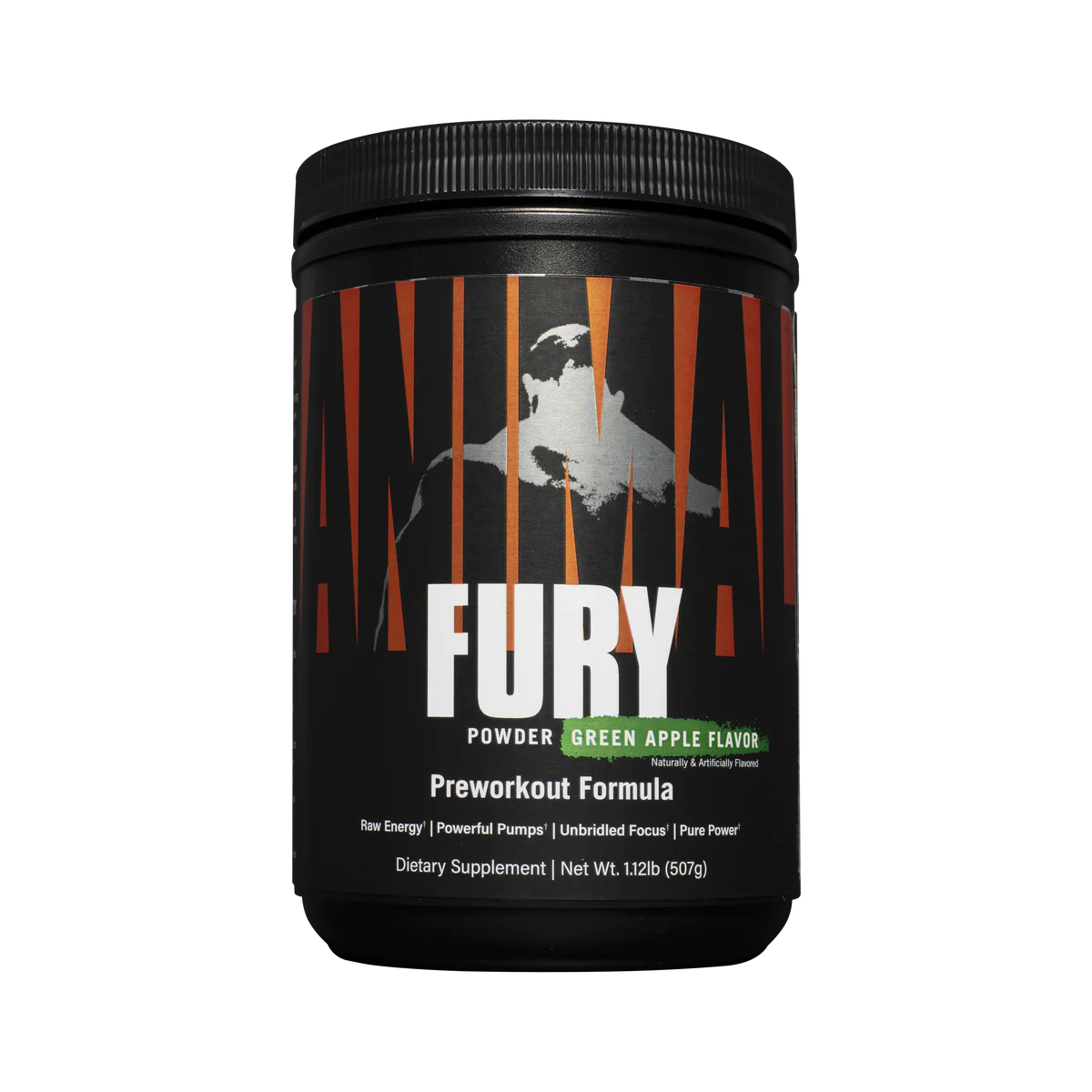 Animal Fury 507g Green Apple pre-workout