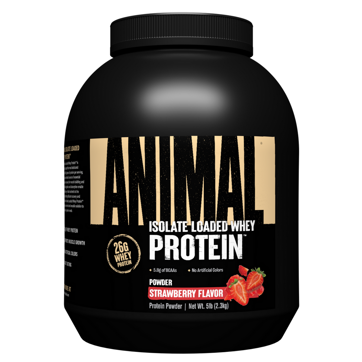 Animal Isolate Loaded Whey Protein 2.3kg Strawberry