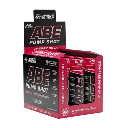 Applied Nutrition ABE Stim Free Pump Shots 12x100ml Cherry Cola