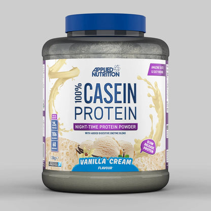 Applied Nutrition 100% Casein Protein 1.8kg Vanilla Cream