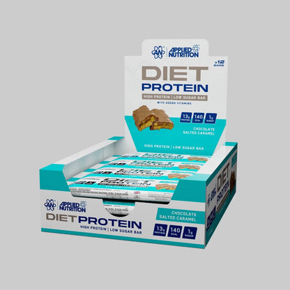 Applied Nutrition Diet Protein Bar 12x45g Chocolate Salted Caramel