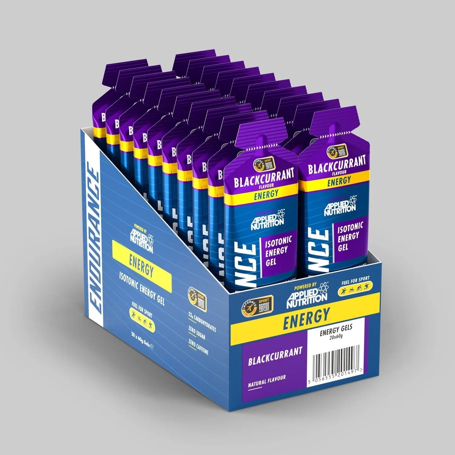 Applied Nutrition Endurance Energy Gel 20 x 60g Blackcurrant