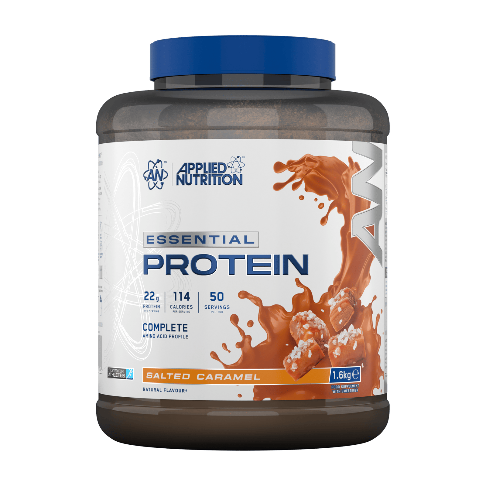 Applied Nutrition Essential Protein 1.6kg Salted Caramel front-facing tub