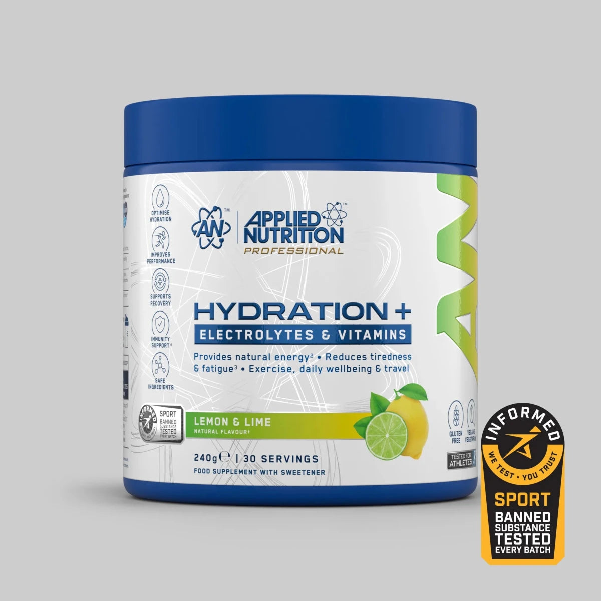 Applied Nutrition Hydration+ 240g Lemon & Lime