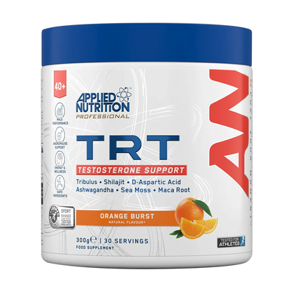 Applied Nutrition 40+ TRT Orange Burst 300g front of tub