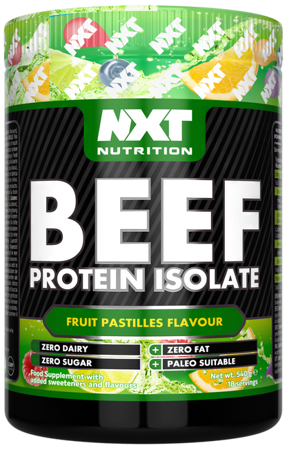 NXT Nutrition Beef Protein Isolate 540g Fruit Pastilles