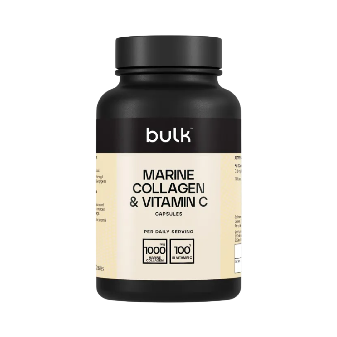 Bulk Marine Collagen and Vitamin C 500mg 180 Capsules