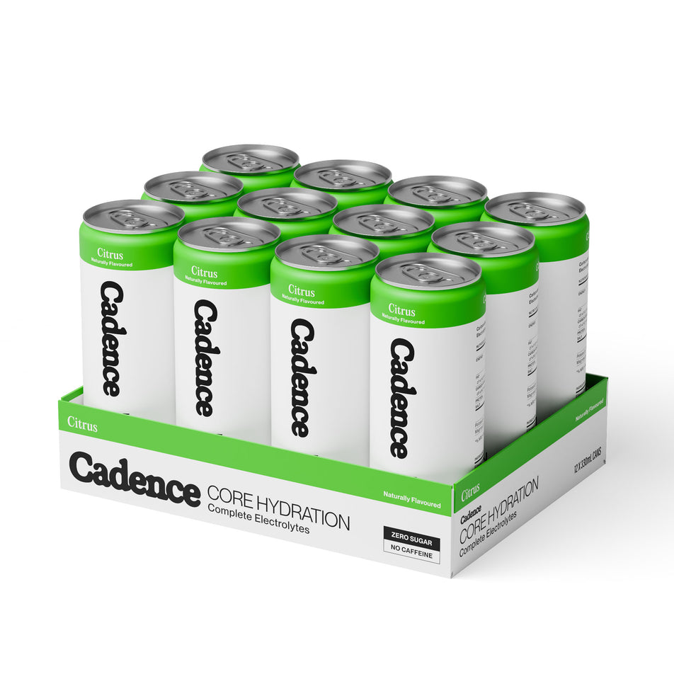 Cadence Core Hydration 12 x 330ml Citrus