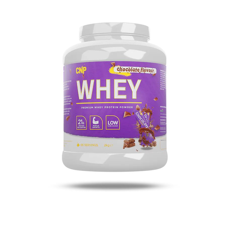 CNP Professional Whey 2kg Chocolate flavour tub front