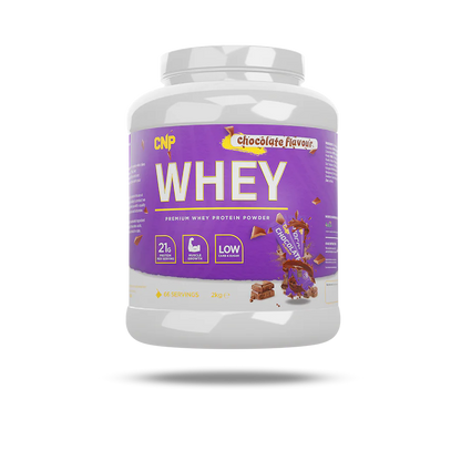 CNP Professional Whey 2kg Chocolate flavour tub front