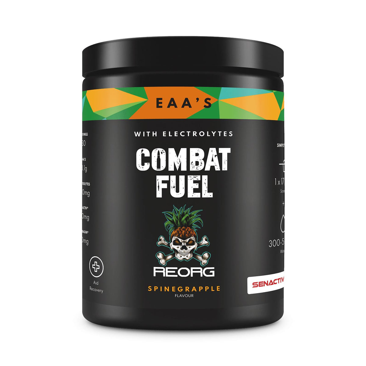 Combat Fuel EAAs with Electrolytes 500g Spinegrapple