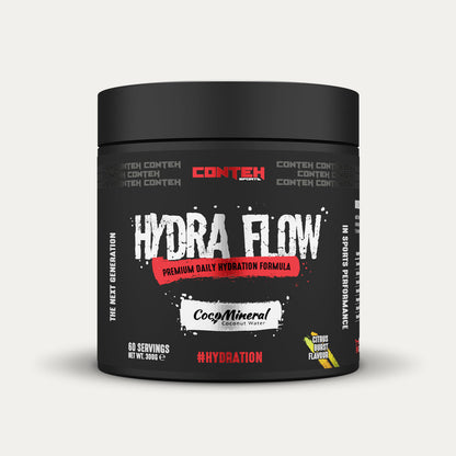 Conteh Sports Hydra Flow 300g Citrus Burst front-facing tub