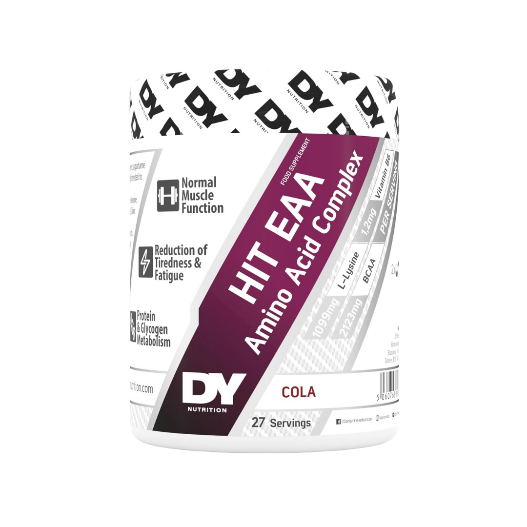 DY Nutrition HIT EAA Amino Acid Complex 360g Cola front tub