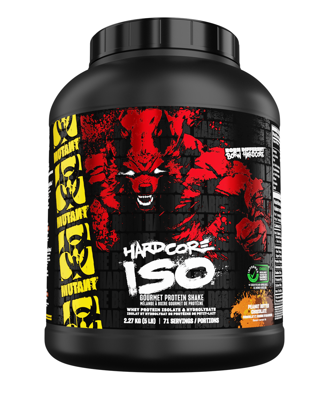Mutant Hardcore ISO 2.27kg Peanut Butter Chocolate