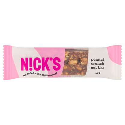NICK'S Peanut Crunch Nut Bar 40g