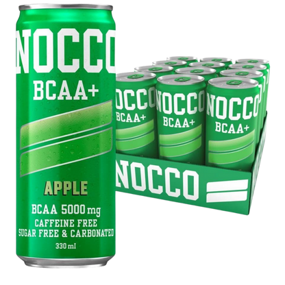 NOCCO BCAA+ Apple 12 x 330ml case