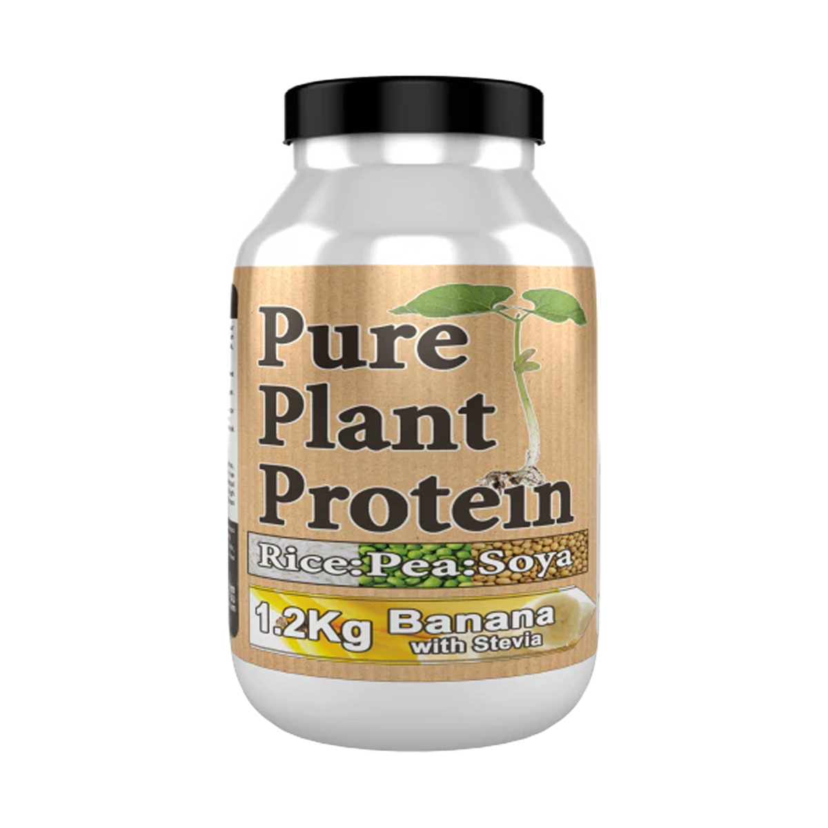 Nutri Vegan Pure Plant Protein 1.2kg Banana