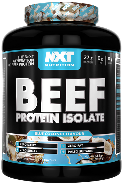 NXT Nutrition Beef Protein Isolate 1.8kg Blue Coconut
