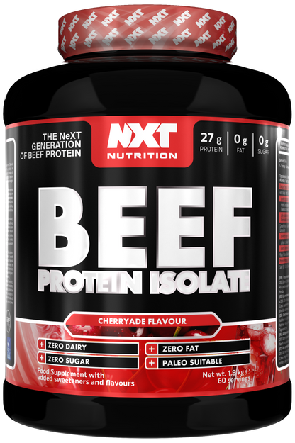 NXT Nutrition Beef Protein Isolate 1.8kg Cherryade