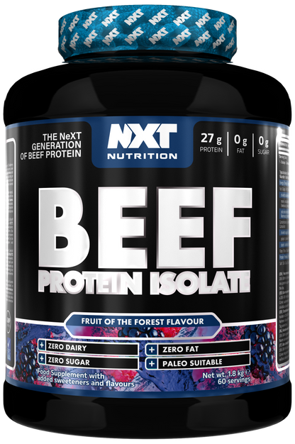 NXT Nutrition Beef Protein Isolate 1.8kg Fruits of the Forest