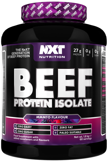 NXT Nutrition Beef Protein Isolate 1.8kg MMMTO