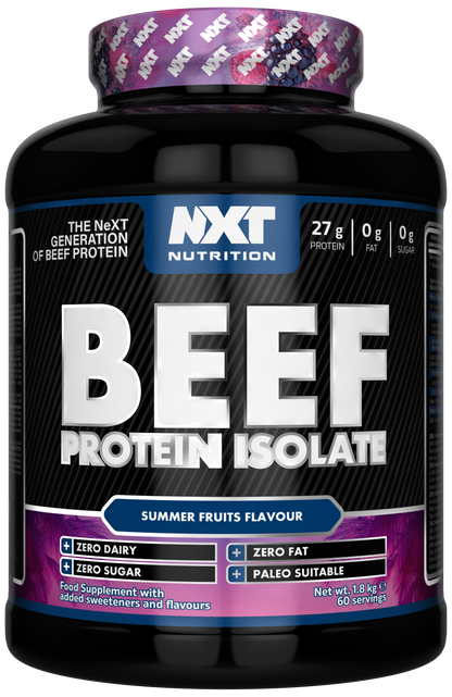NXT Nutrition Beef Protein Isolate 1.8kg Summer Fruits