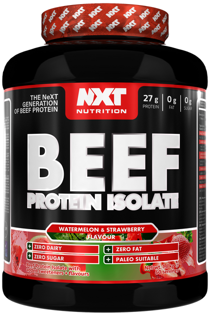 NXT Nutrition Beef Protein Isolate 1.8kg Watermelon & Strawberry