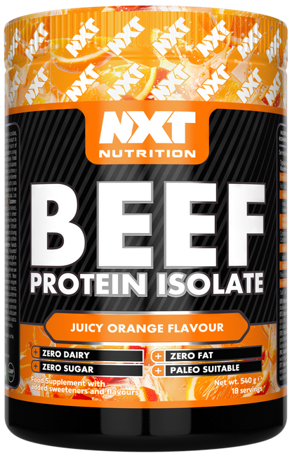 NXT Nutrition Beef Protein Isolate 540g Juicy Orange