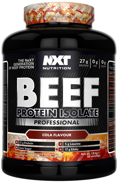 NXT Nutrition Beef Protein Isolate Professional 1.8kg Cola