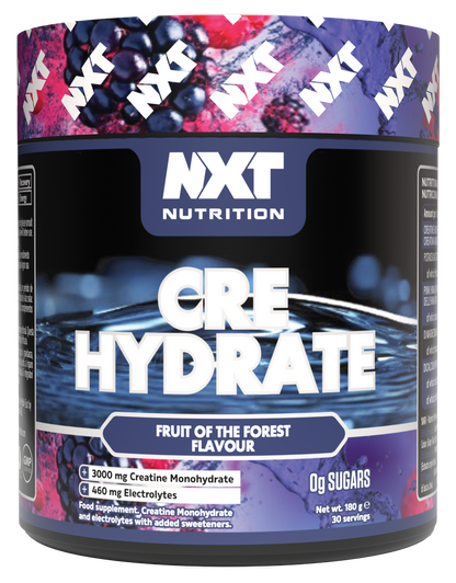 NXT Nutrition CRE Hydrate 180g Fruits of the Forest