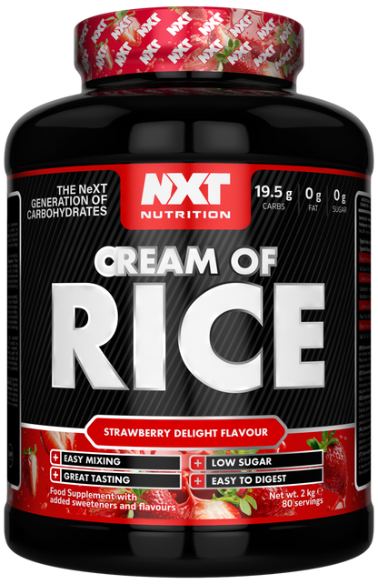 NXT Cream of Rice 2kg Strawberry Delight
