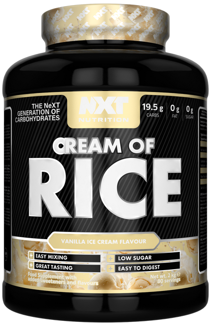 NXT Cream of Rice 2kg Vanilla Ice Cream
