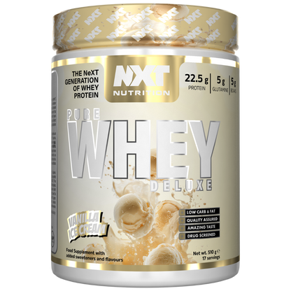 NXT Nutrition Pure Whey Deluxe 510g Vanilla Ice Cream