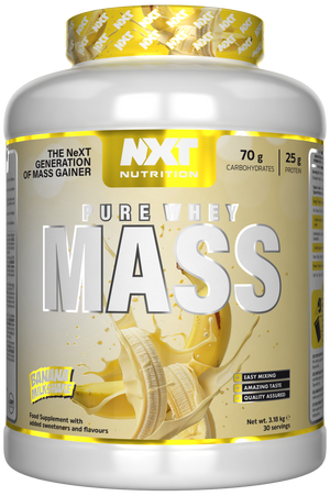 NXT Pure Whey Mass 3.18kg Banana Milkshake