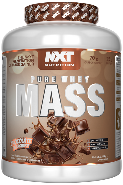 NXT Pure Whey Mass 3.18kg Chocolate Milkshake