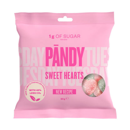PANDY Sweet Hearts 50g bag — supplied as 14 bags