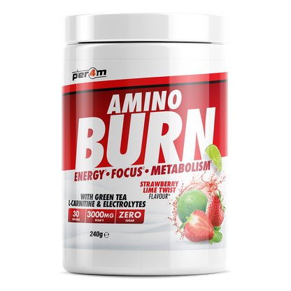 Per4m Amino Burn 240g Strawberry Lime Twist tub