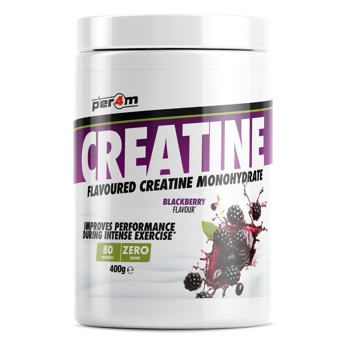 Per4m Creatine 400g Blackberry tub