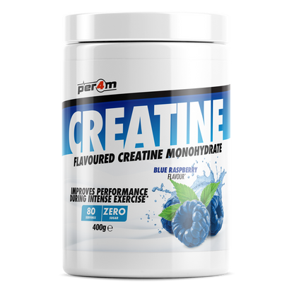 Per4m Creatine 400g Blue Raspberry tub